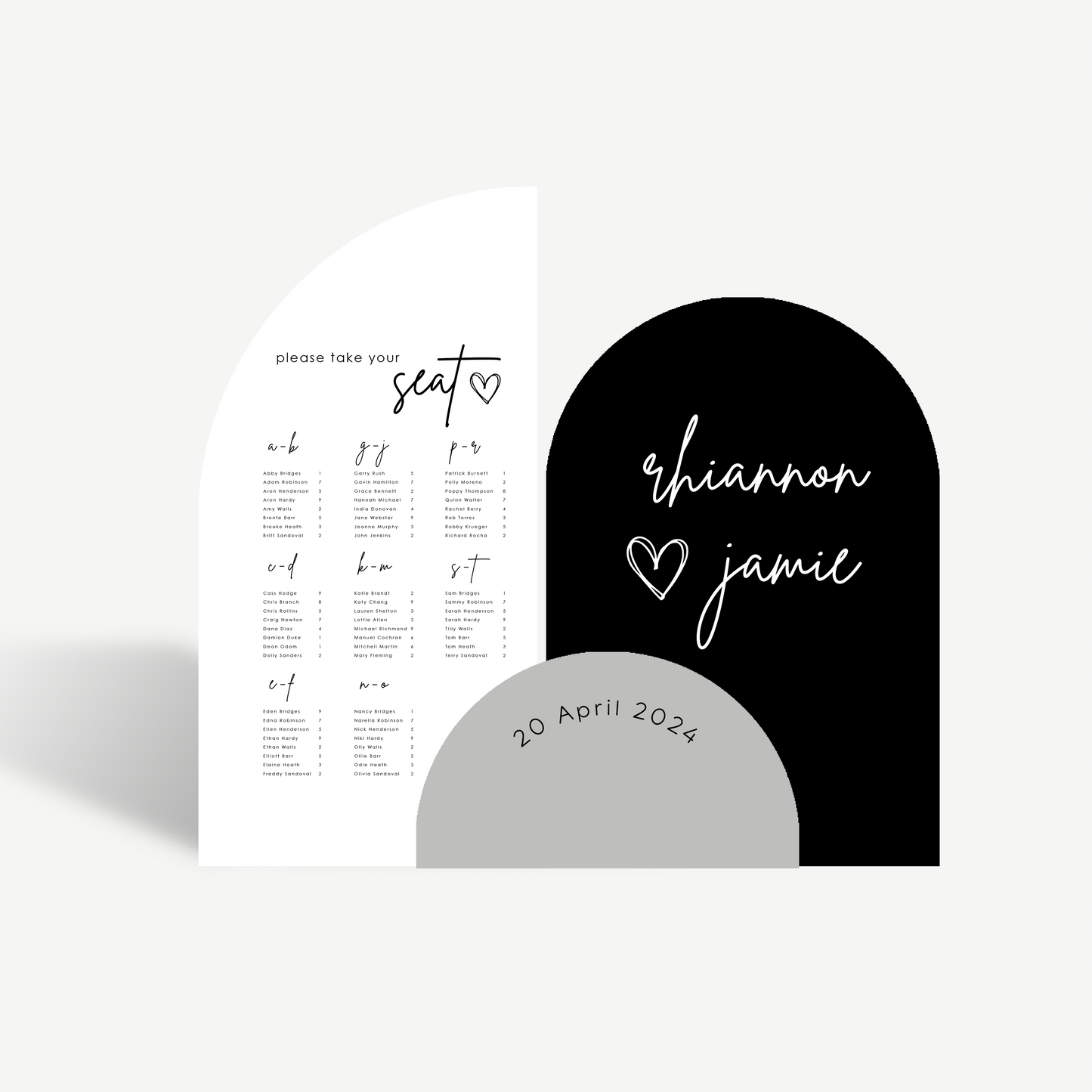 Mila | Three Signage Set