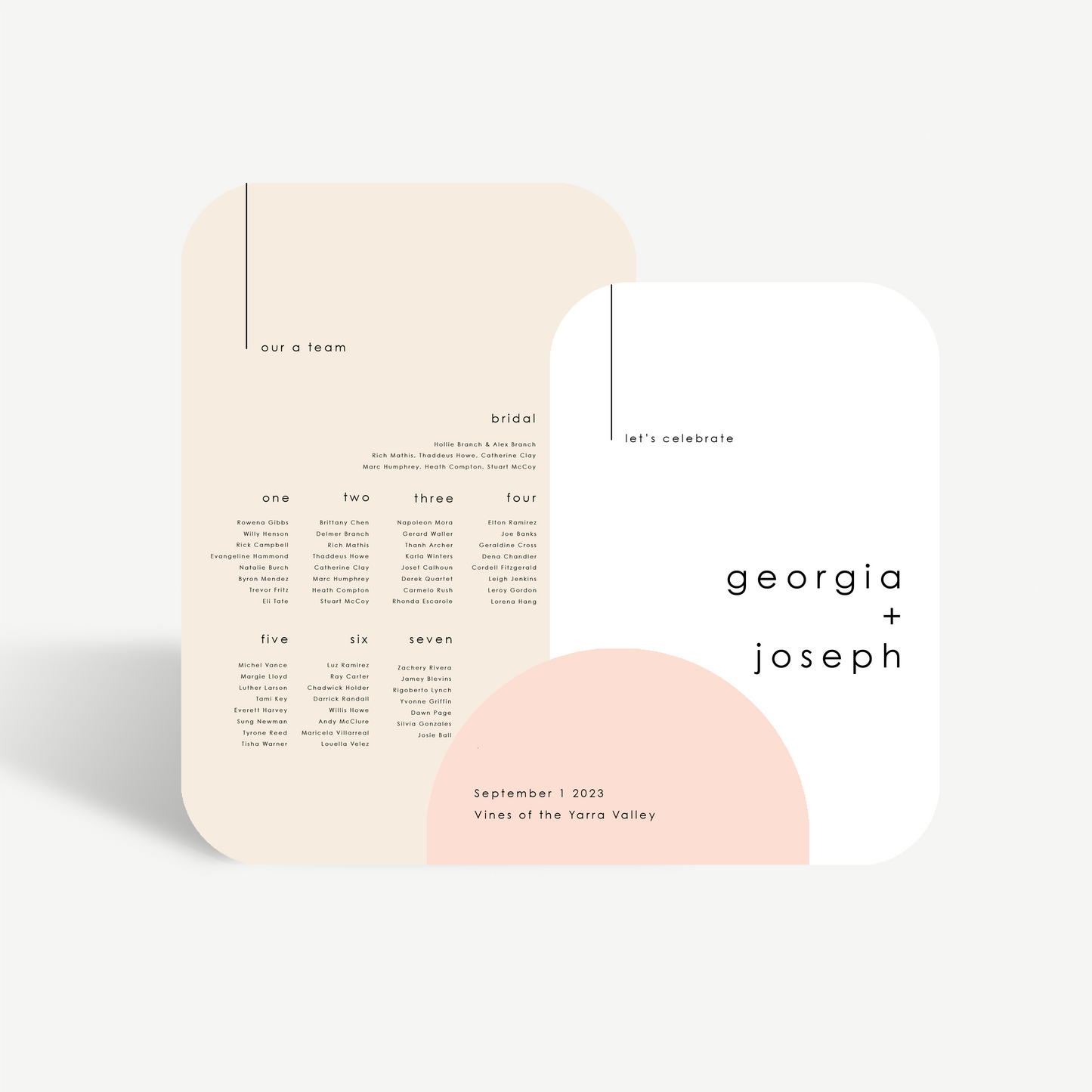 Leni | Three Signage Set
