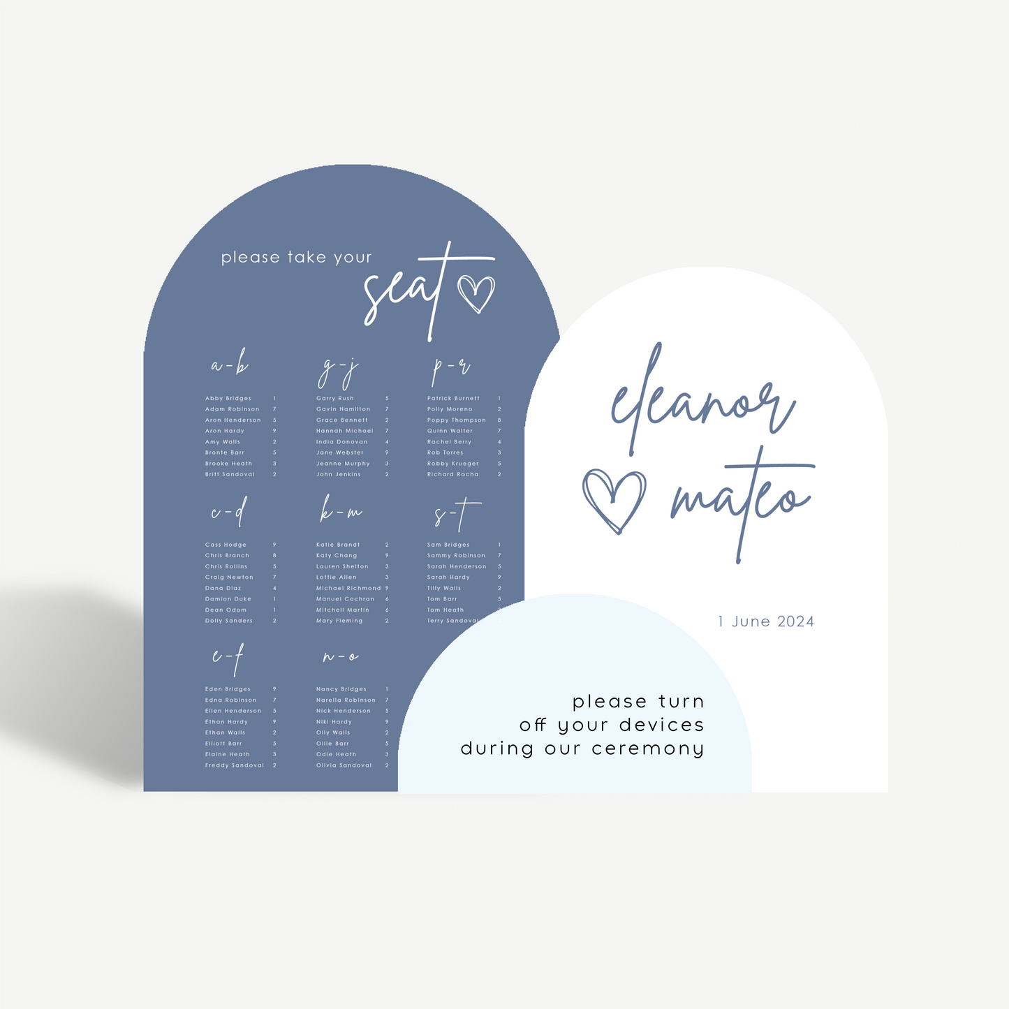 Mila | Three Signage Set