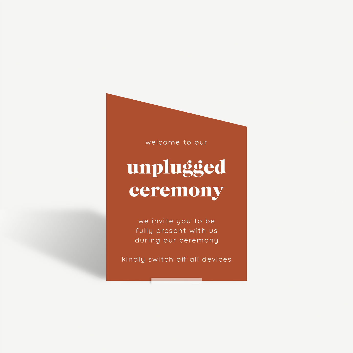 Daisy | Unplugged Ceremony Sign