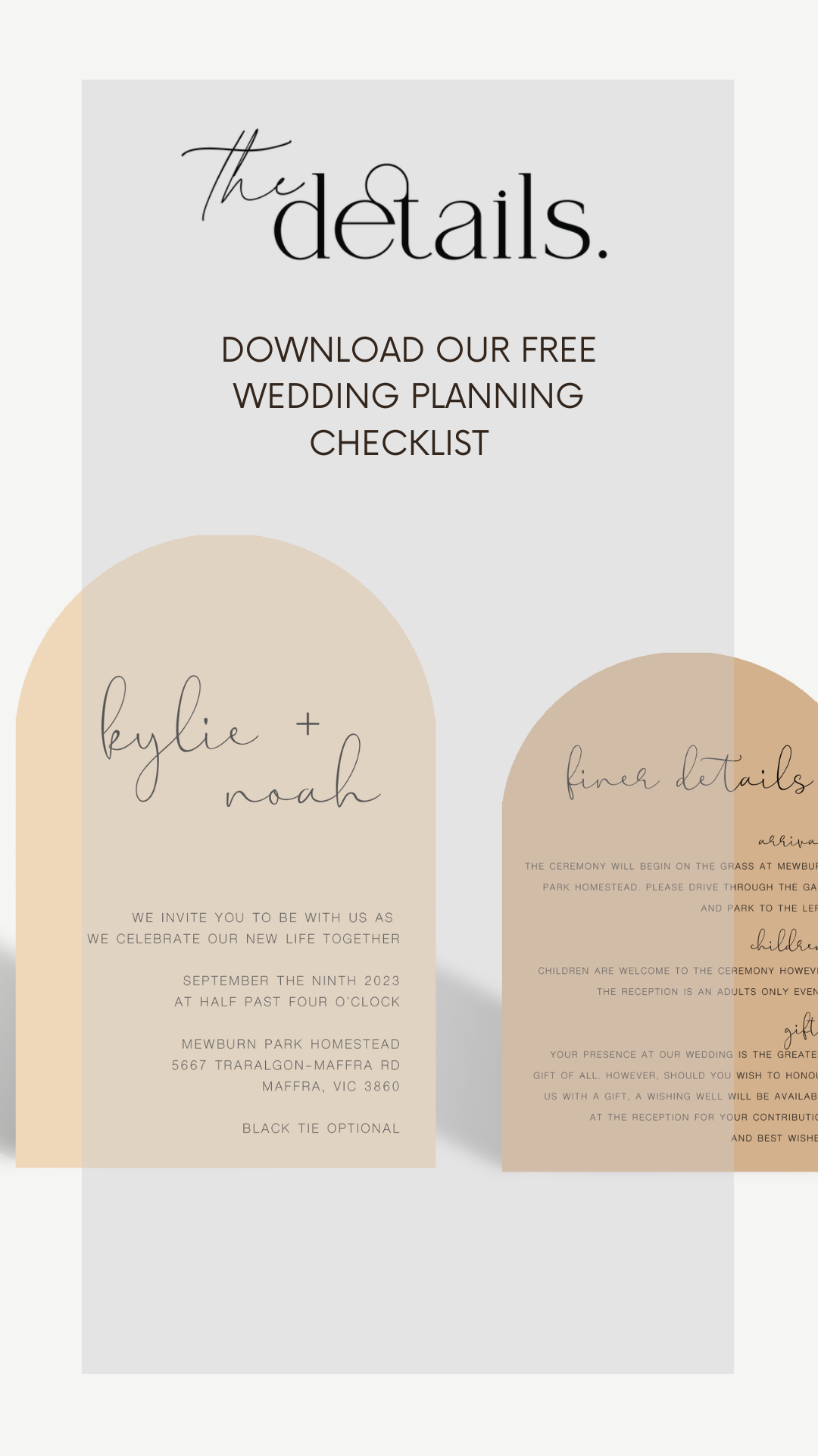 Free Wedding Checklist