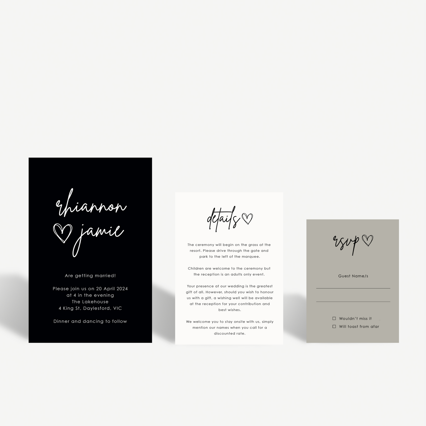 Mila | Complete Stationary & Signage Package
