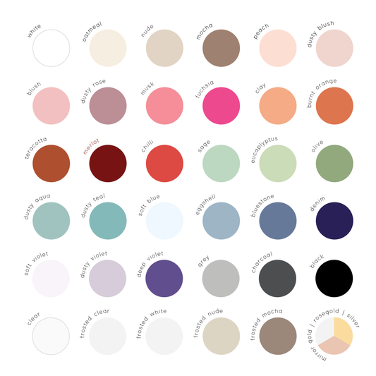 Acrylic Sample Colours