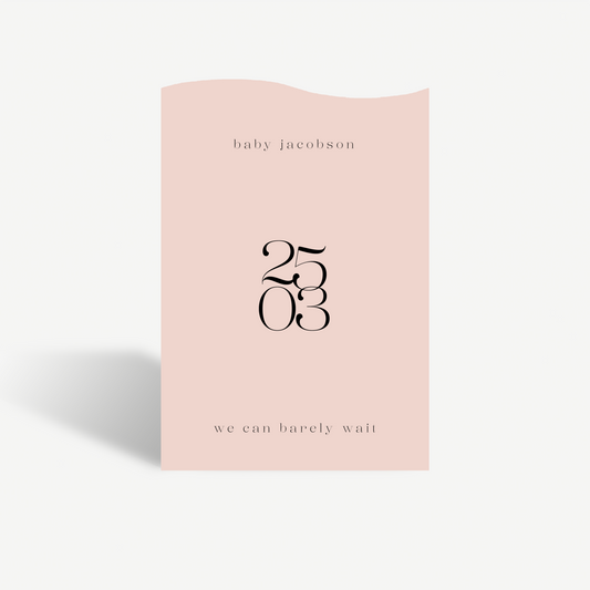 Indi | Baby Shower Sign