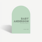 Tully | Baby Shower Sign