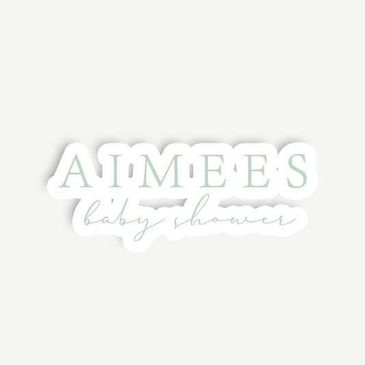 Madi | Baby Shower Backdrop Sign