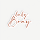 Remi | Baby Shower Backdrop Sign