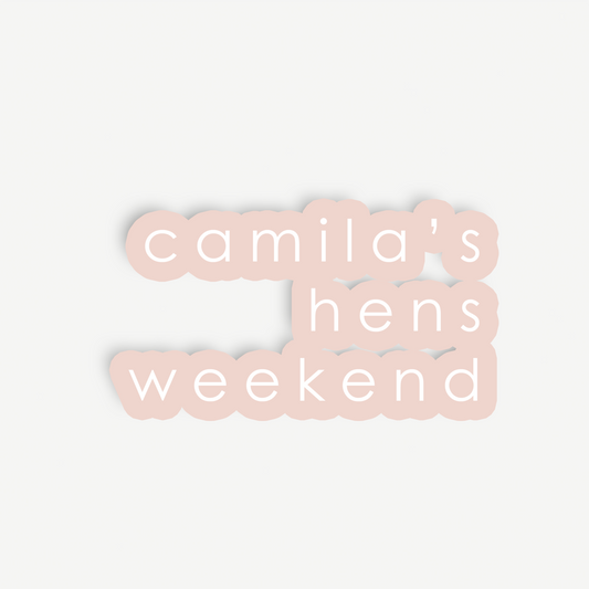 Leni | Hens Backdrop Sign