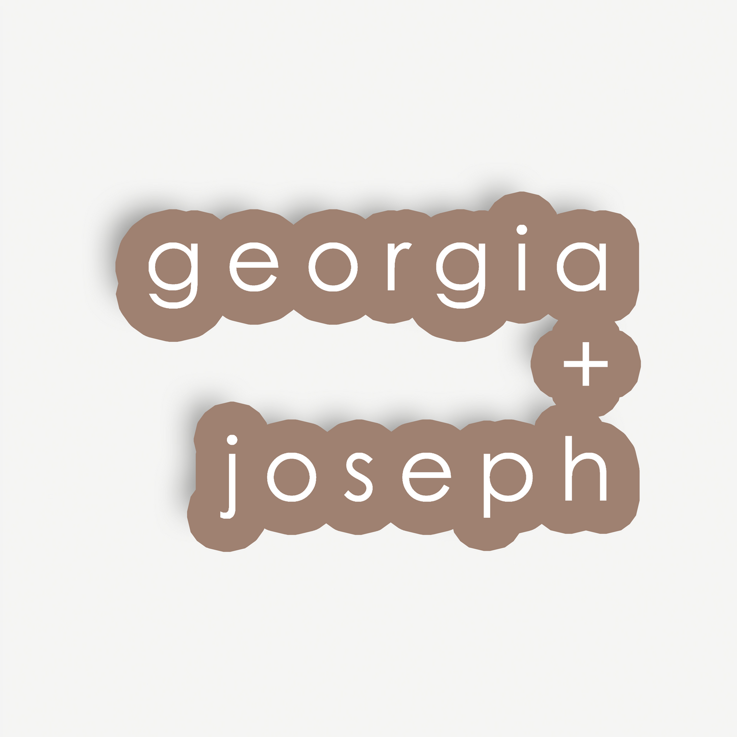 Leni | Wedding/Engagement Backdrop Sign