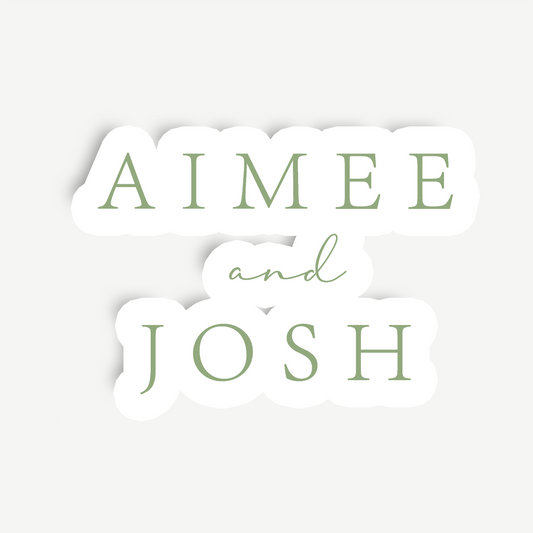 Madi | Wedding/Engagement Backdrop Sign