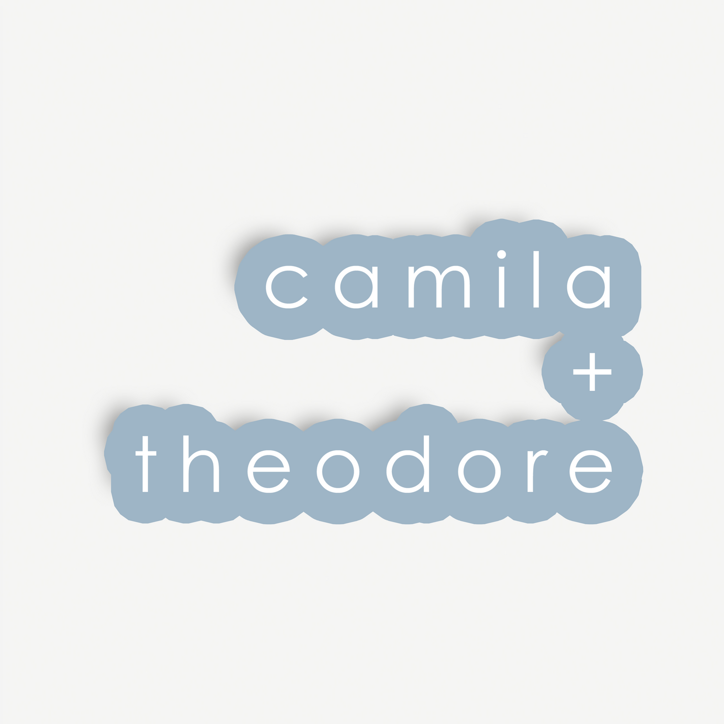 Leni | Wedding/Engagement Backdrop Sign