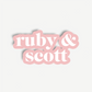 Daisy | Wedding/Engagement Backdrop Sign