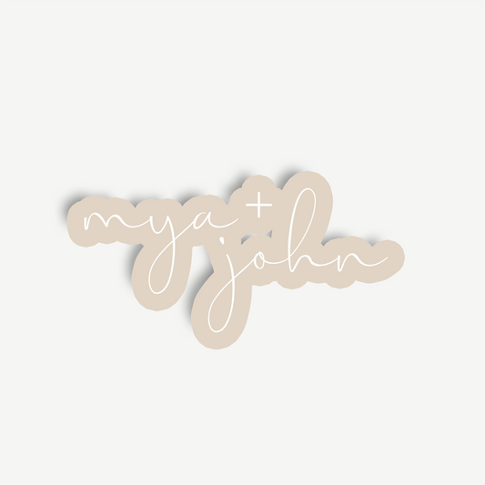 Charlee | Wedding/Engagement Backdrop Sign