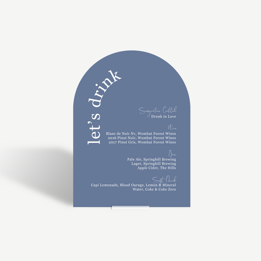 Sadie | Bar Menu