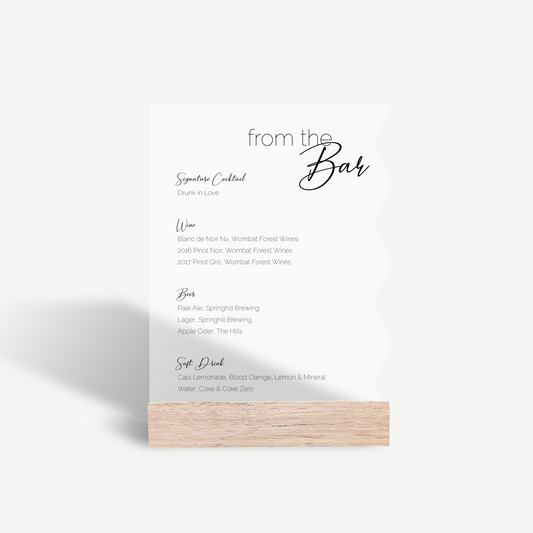 Frankie | Bar Menu