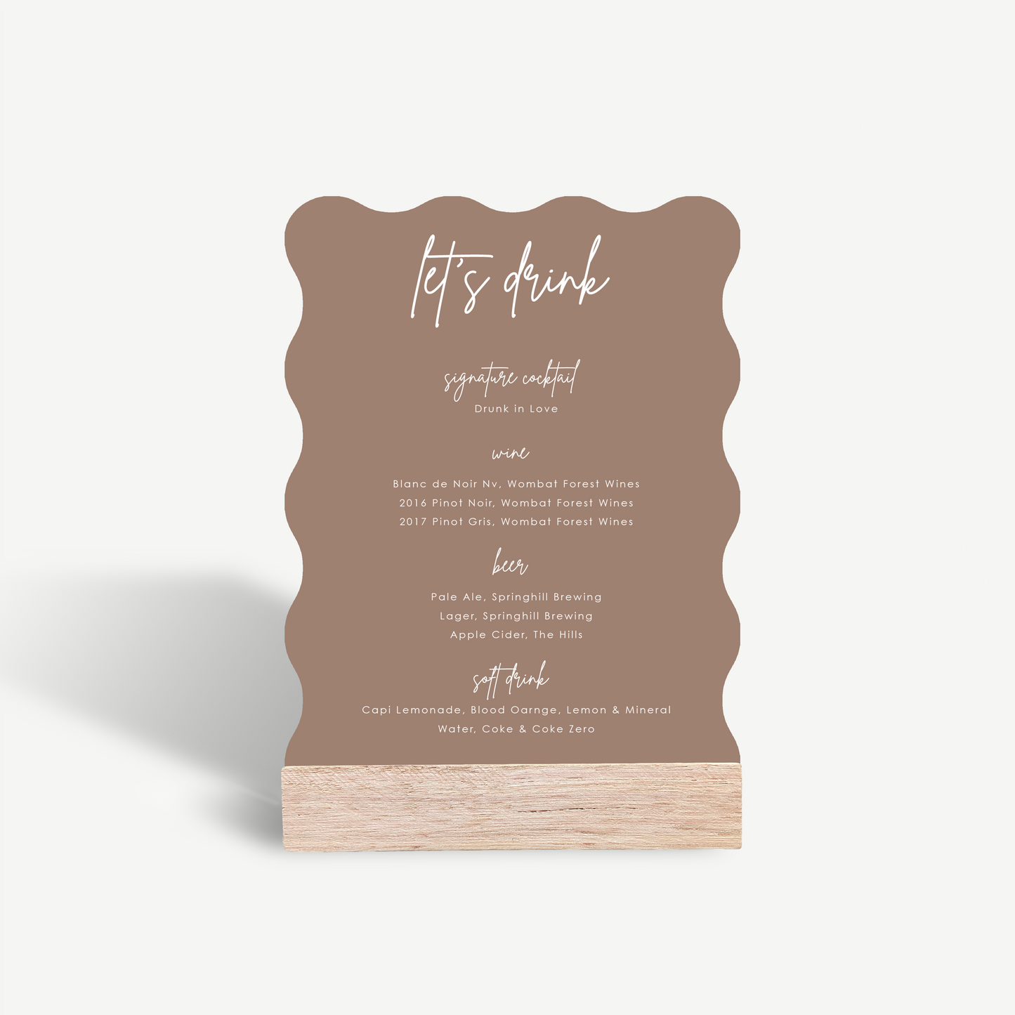 Mila | Bar Menu