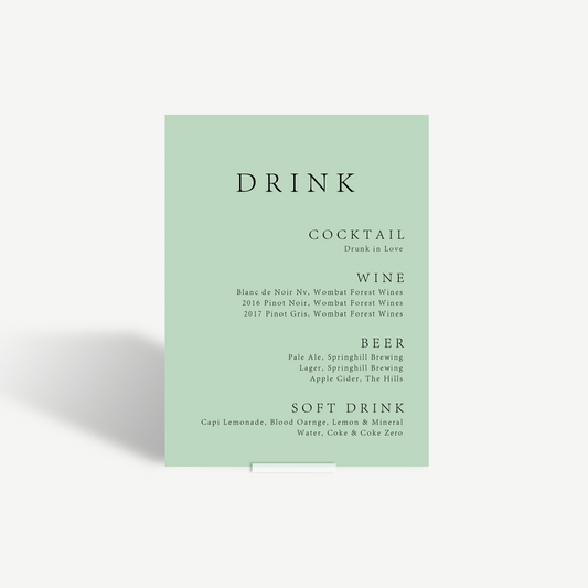 Madi | Bar Menu