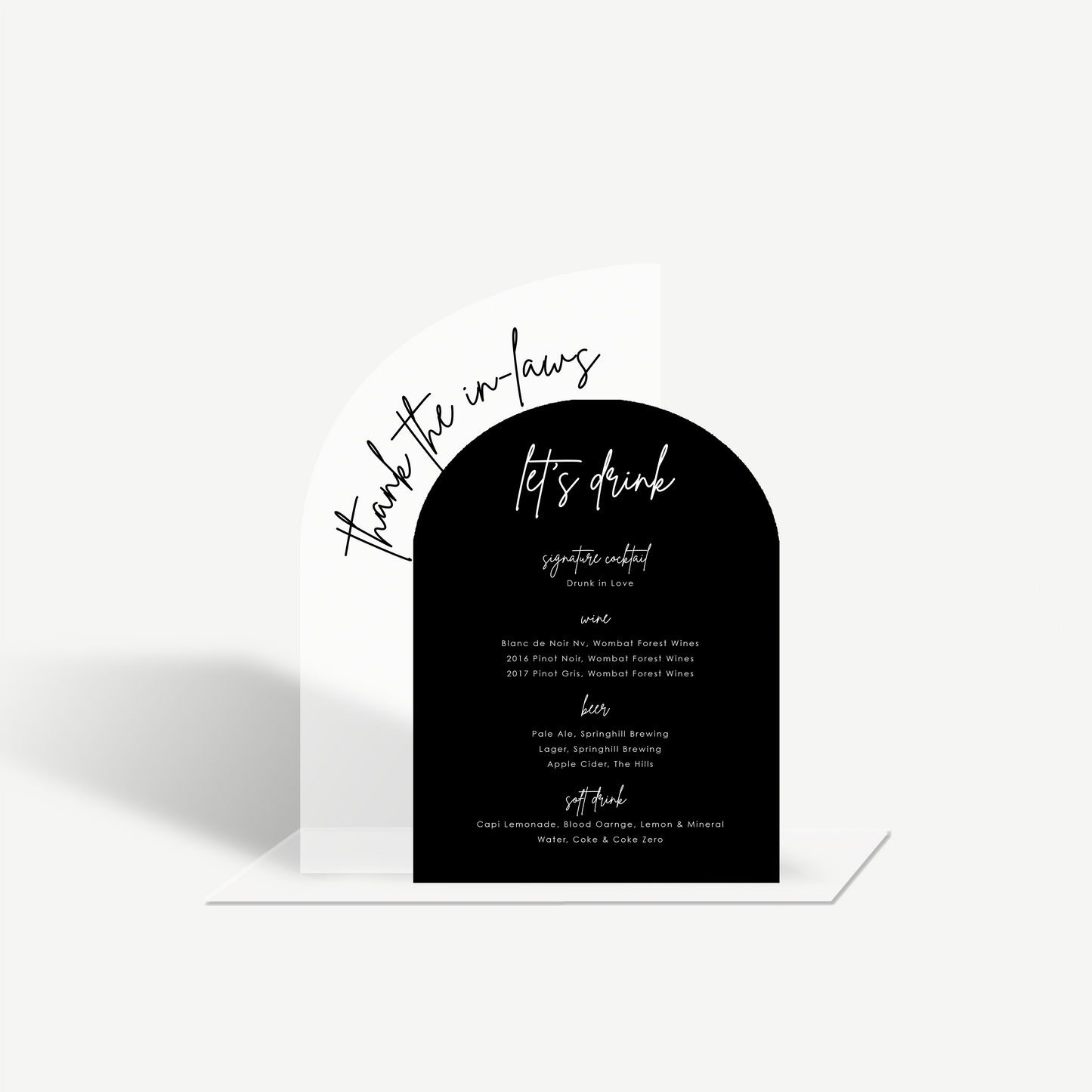 Mila | Duo Bar Menu