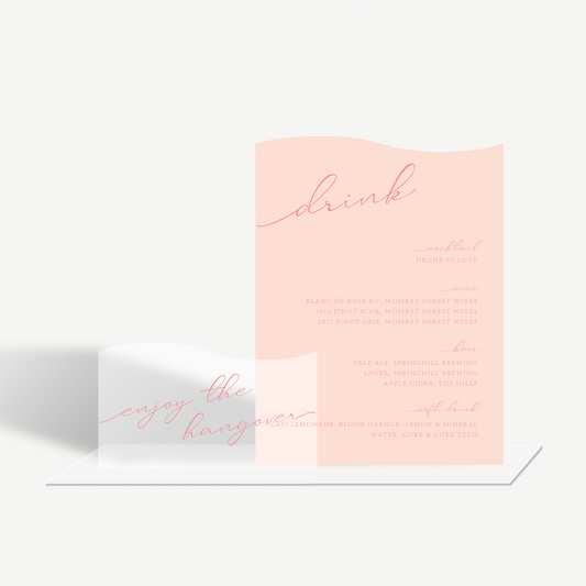 Georgia | Duo Bar Menu