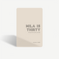 Tully | Birthday Sign