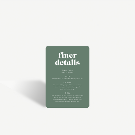 Daisy | Details Card