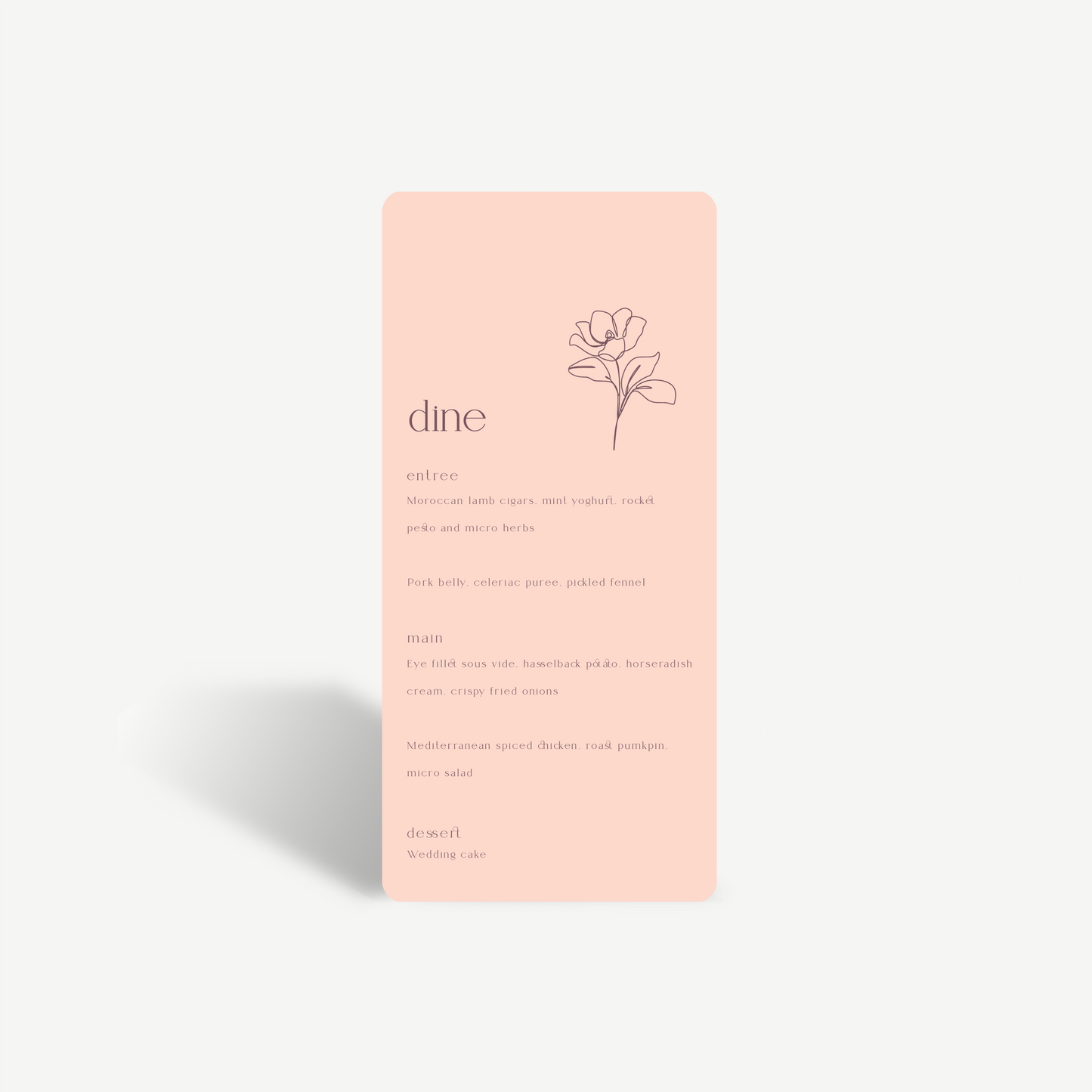 Penny | Guest Menus