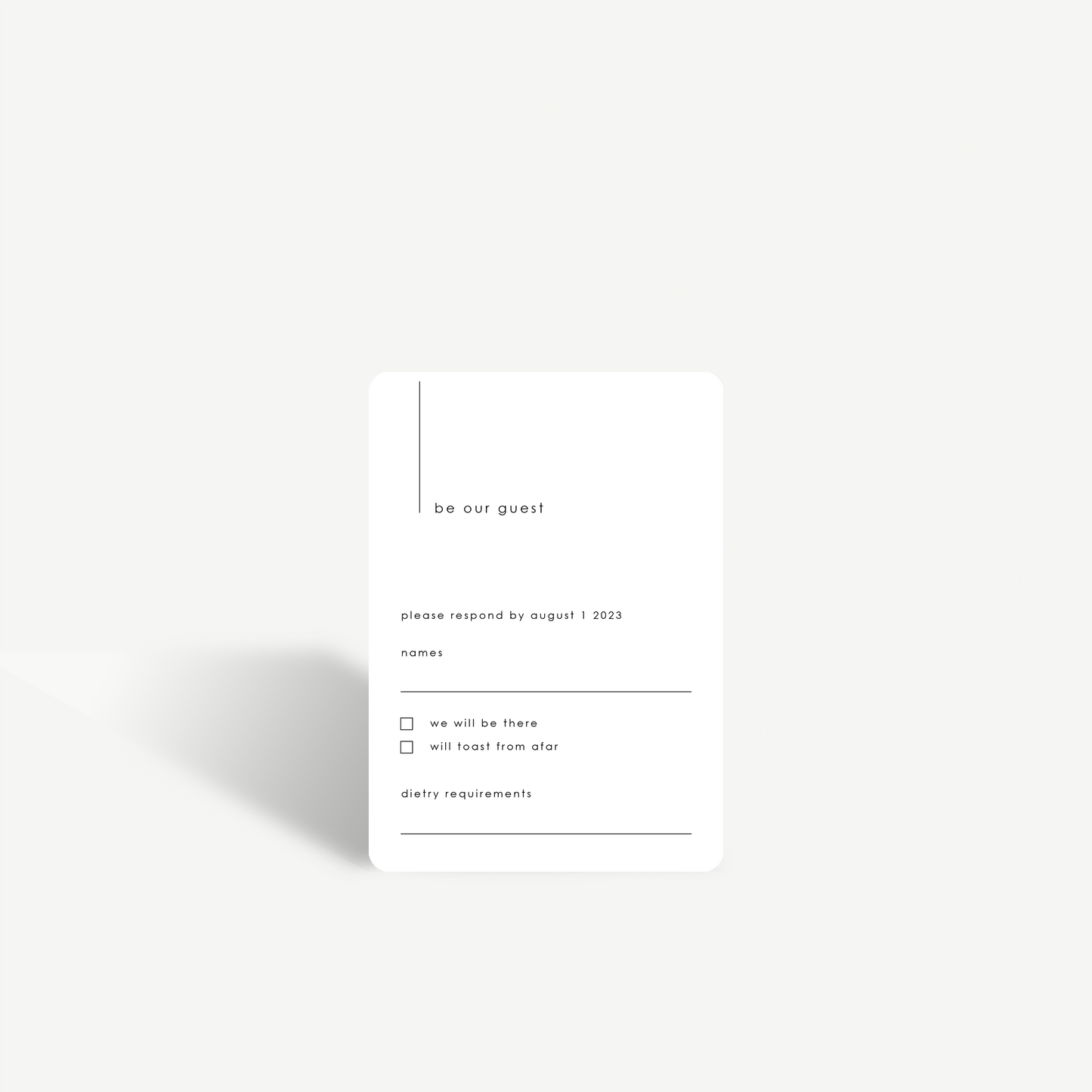 Leni | RSVP Card