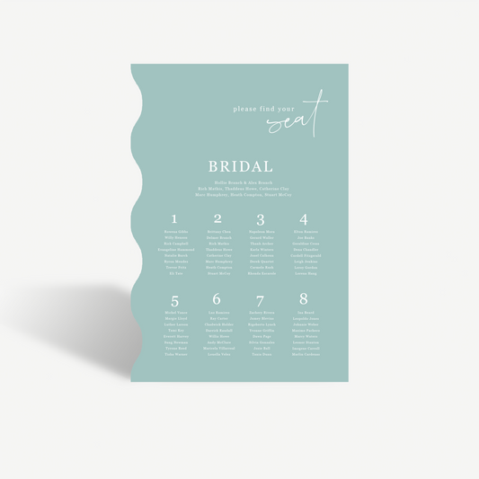 Sadie | Seating Chart