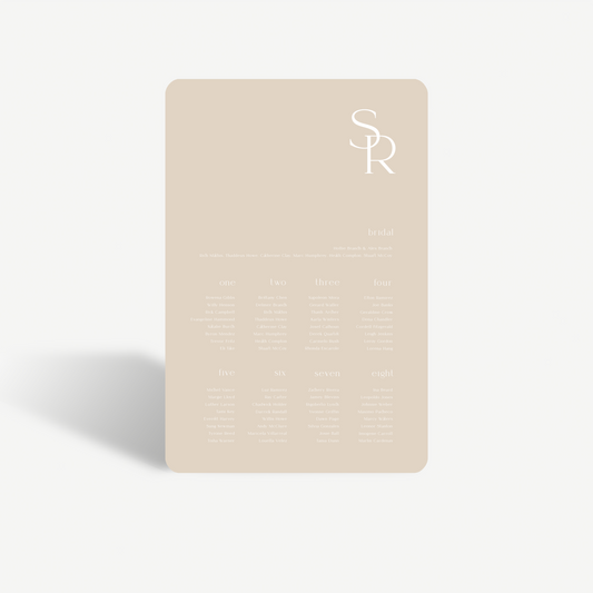 Cleo | Seating Chart