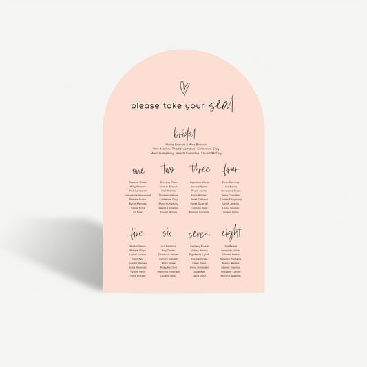 Ari | Seating Chart