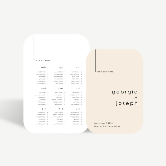 Leni | Two Signage Set