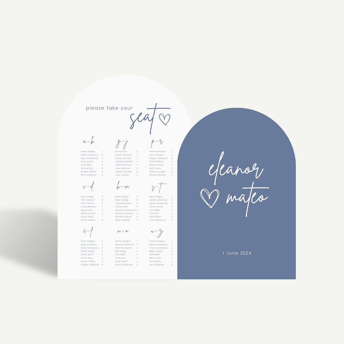 Mila | Two Signage Set